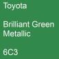 Preview: Toyota, Brilliant Green Metallic, 6C3.